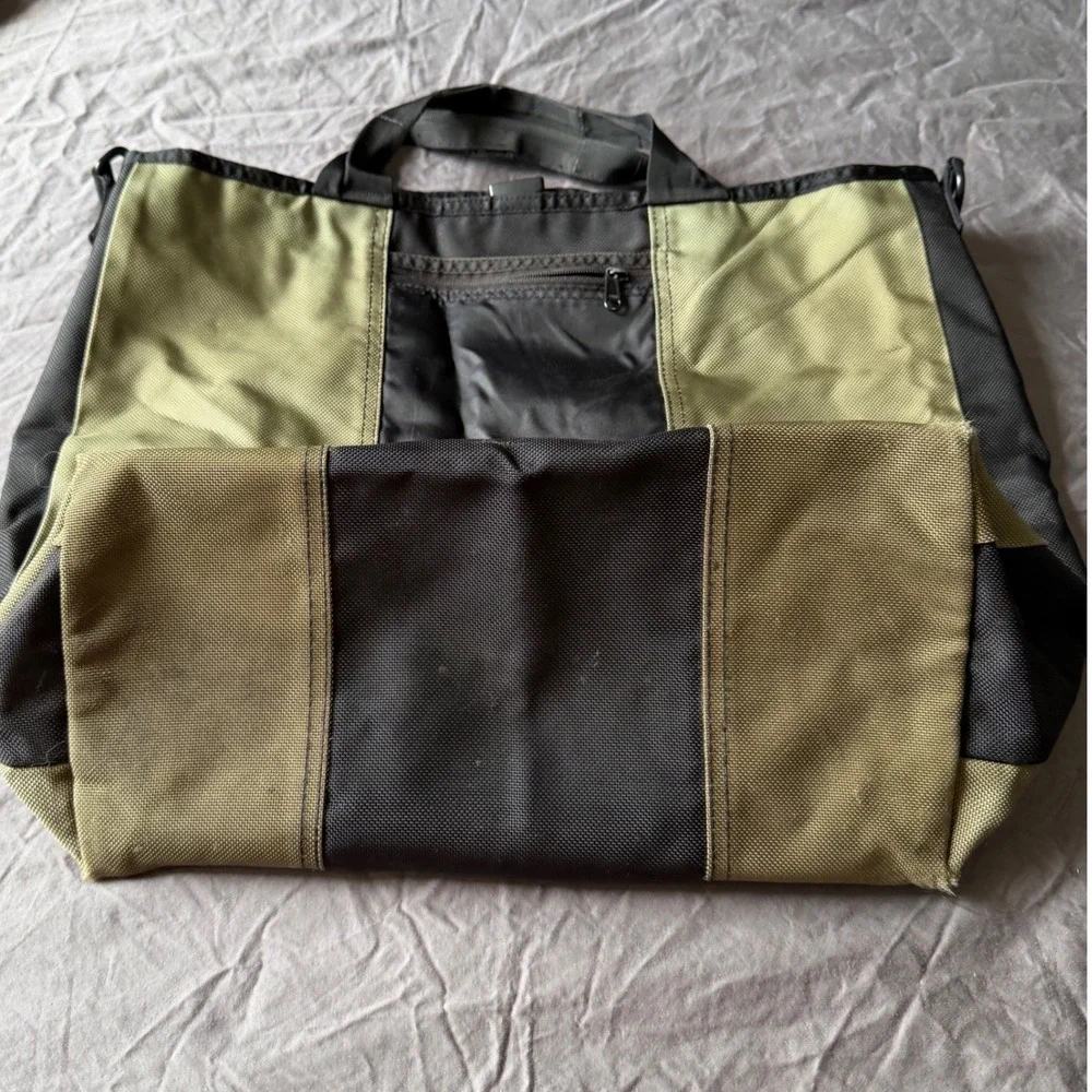 Timbuk2 Cargo Tote Bag Olive Green Black Large Laptop Travel SEE PHOTOS PLZ